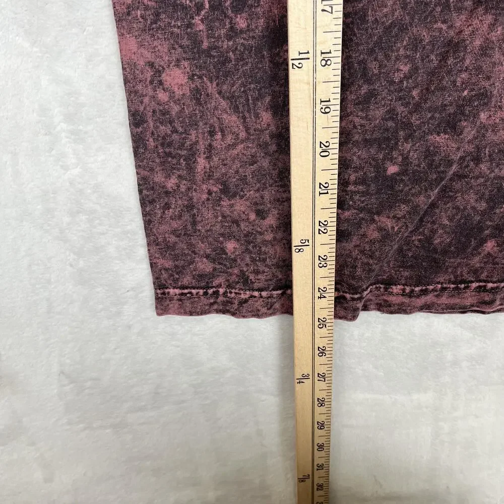 Vintage Harry Potter Quidditch T-Shirt Kids Large Pink Acid Wash Graphic Y2K